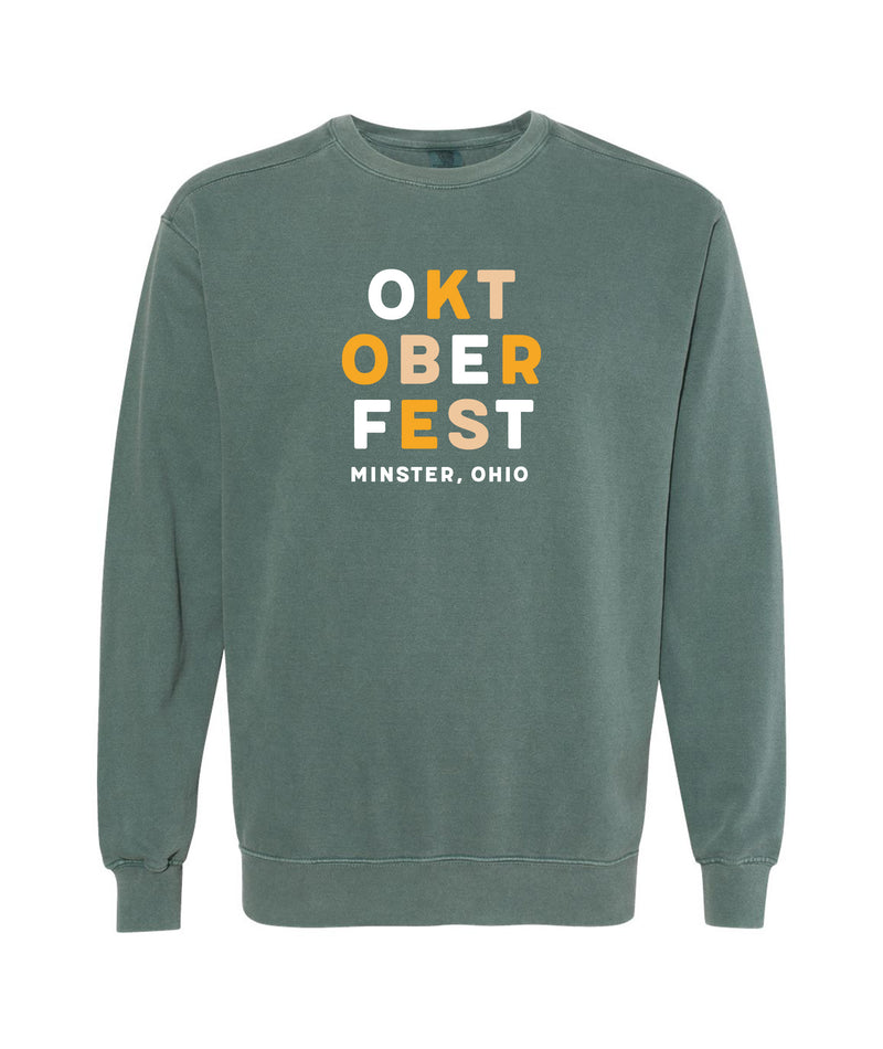Oktoberfest Block Letter Crewneck - ADULT