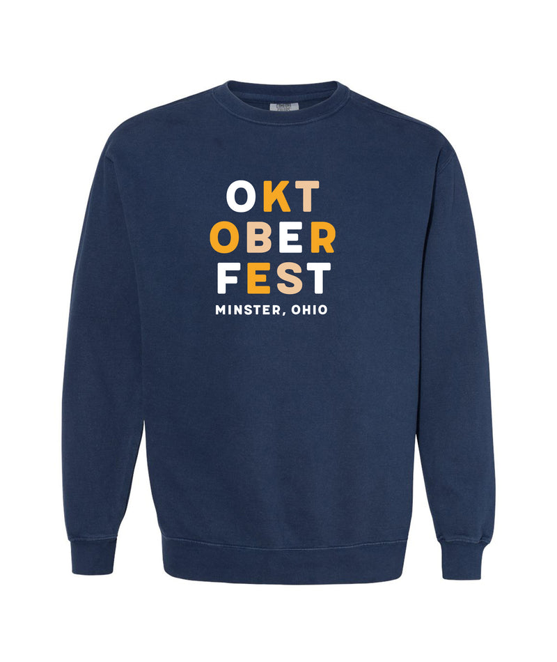 Oktoberfest Block Letter Crewneck - ADULT