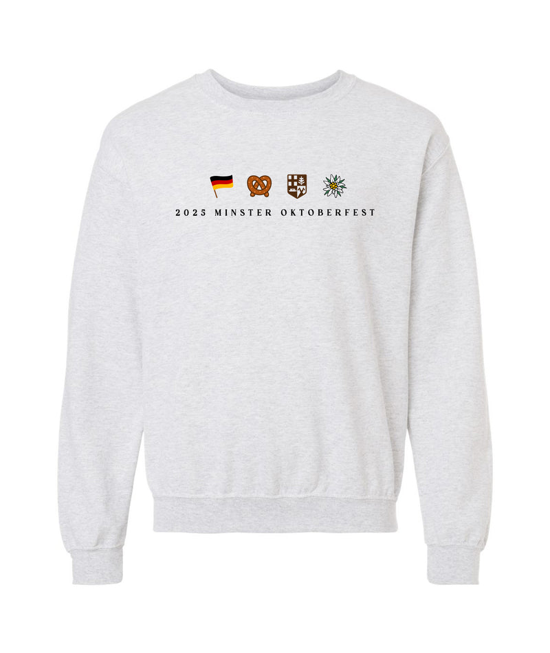 Oktoberfest Symbols Crewneck - embroidered ADULT