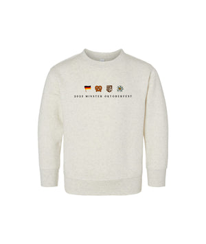 Oktoberfest Symbols Crewneck - TODDLER