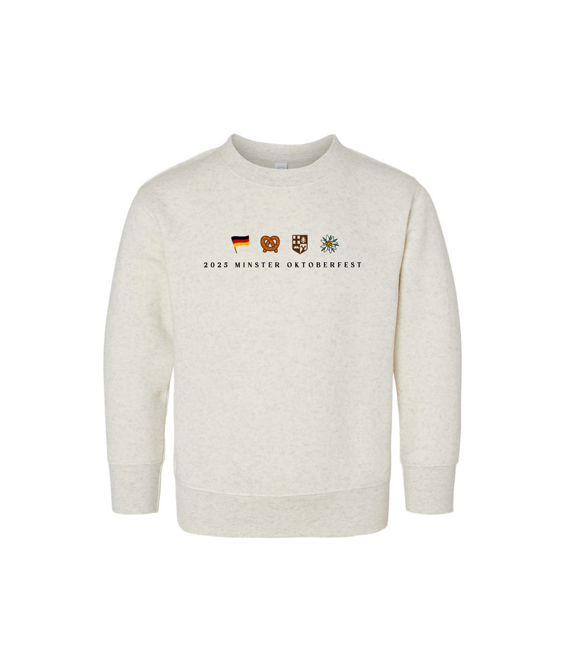 Oktoberfest Symbols Crewneck - TODDLER