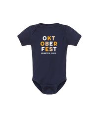 Oktoberfest Block Letter Onesie