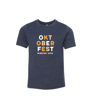Oktoberfest Block Letter Tshirt - YOUTH