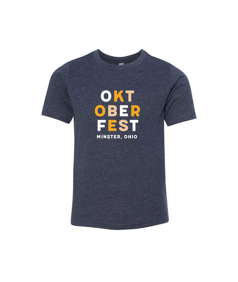 Oktoberfest Block Letter Tshirt - YOUTH