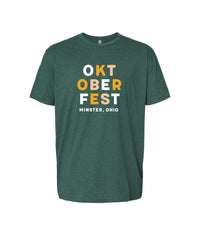 Oktoberfest Block Letter Tshirt - ADULT