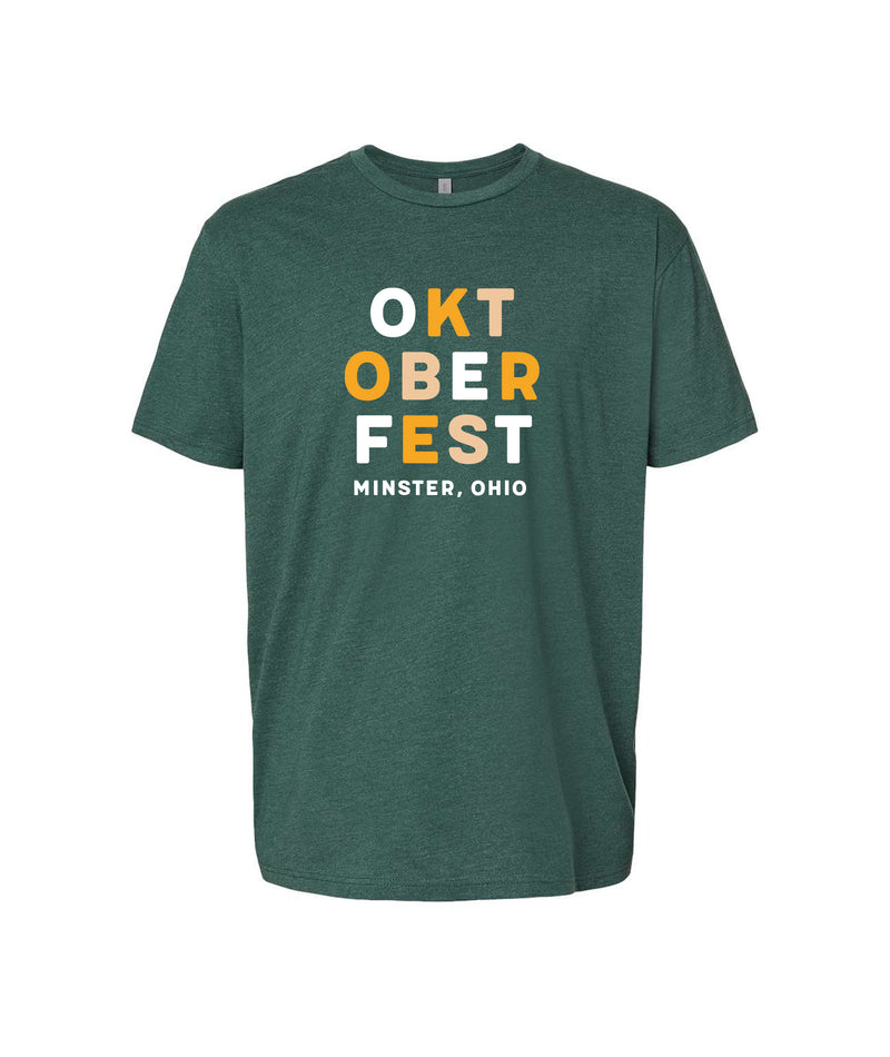 Oktoberfest Block Letter Tshirt - ADULT